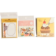 Furukawashiko SET - Koala Churro Memo Sticky Notes & Sticker Flakes Kawaii
