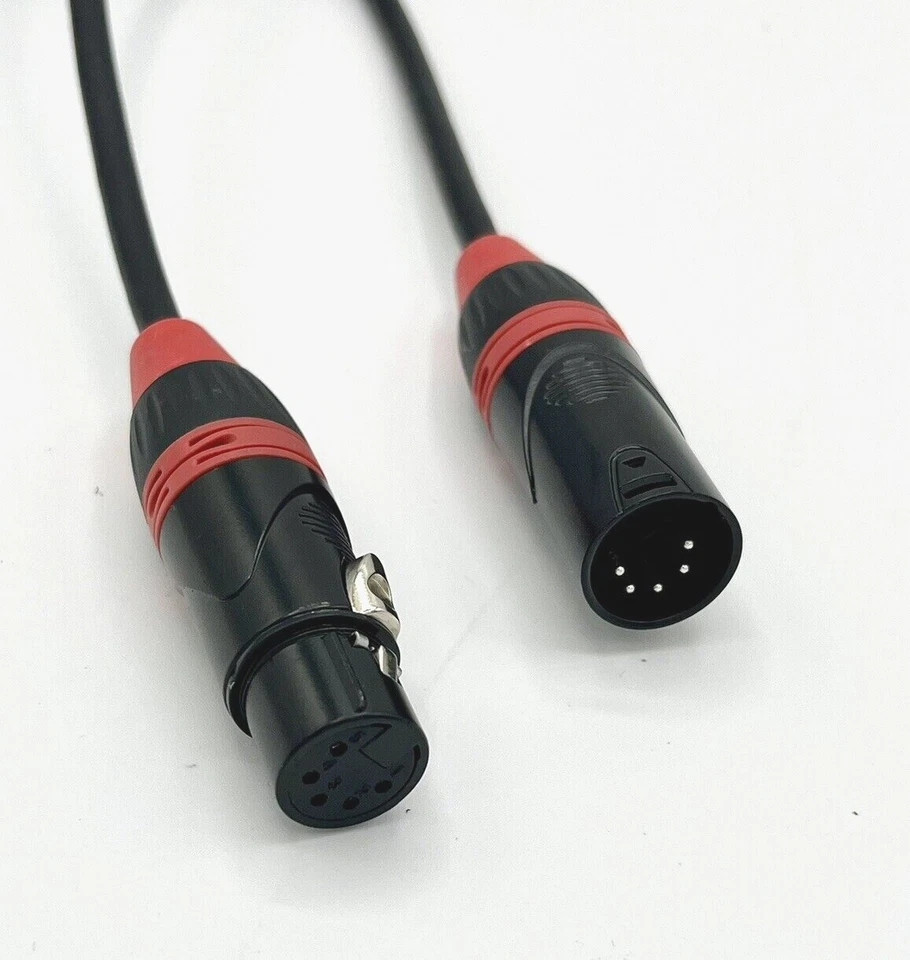 5ft-100ft DMX Patch Cable 5-Pin XLR Male to Female - 110 Ohm - Image 3 of 4