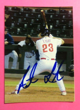 2018 AZFL wallet photo, Philadelphia Phillies - AUSTIN LISTI - autographed