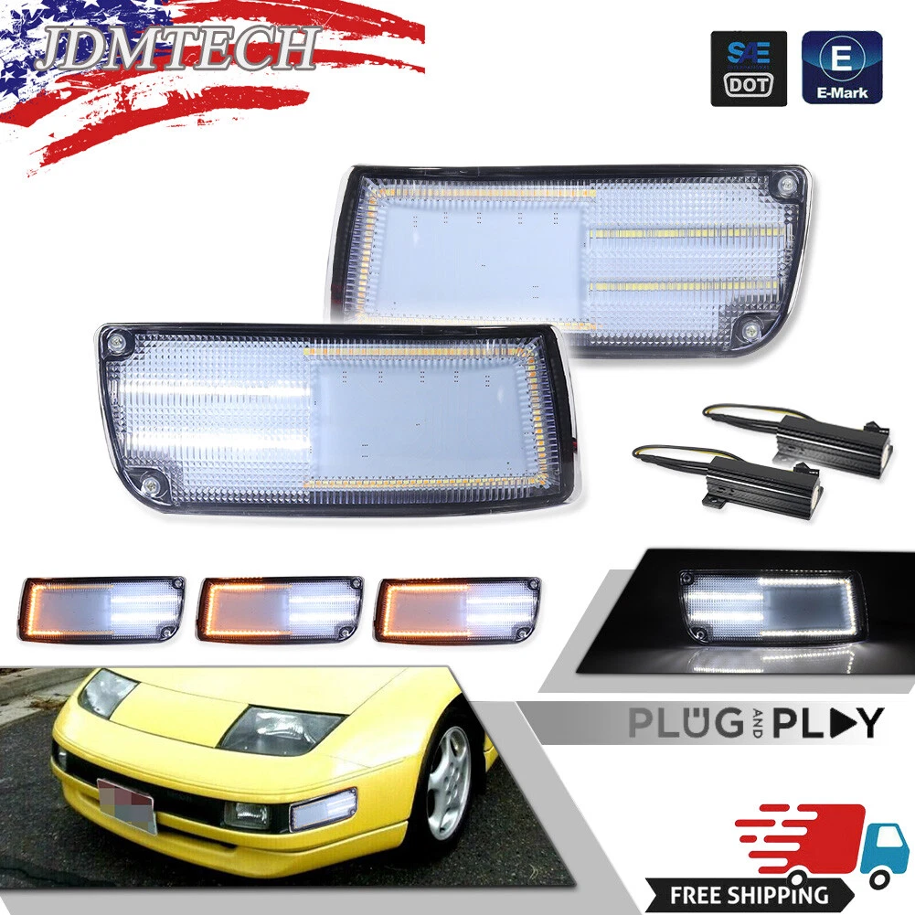 NISSAN ニッサン 日産純正 表示燈 回転灯 希少 90-96 Nissan 300zx OEM Drivers Left Side Headlight / Headlamp