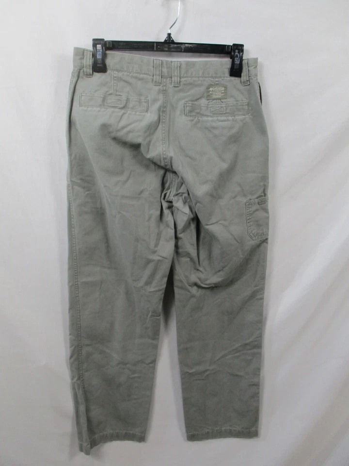 Columbia Pants Womens 8 Long Gray Straight Leg Sportswear Cotton Poly Khakis - Image 4 of 4