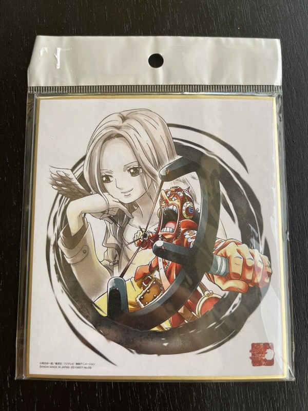 ONE PIECE Shikishi Art Board Usopp & Kaya Used Toei Animation from Japan