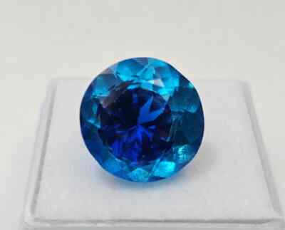 Bi-Colour Pitambari Sapphire Round Cut 14+Ct Natural Loose Certified Gemstone