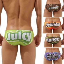 Cool Seobean Sexy Men Low Rise Briefs Polyester Breathable Underwear Underpants