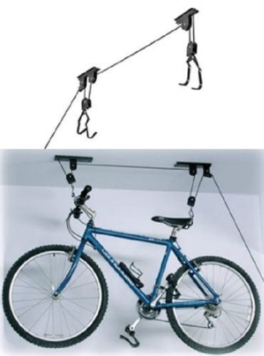 New Bike Bicycle Lift Ceiling Mounted, Ceiling Bike Hanger Pulley