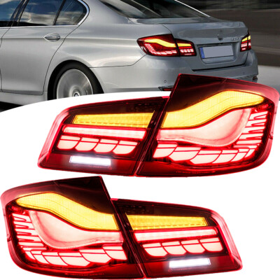 Pair LED Tail Lights For BMW 5 Series F10 F18 M5 2011-2017 w/Startup Animation