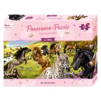 Coppenrath 18600 - Die Spiegelburg - Pferdefreunde - Panorama-Puzzle