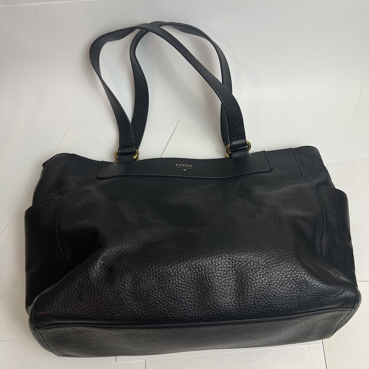 Fossil Black Leather Purse (Restoration Faux Fur Wine Bag as Gift) Gaia - Faux Fur Black main image 2