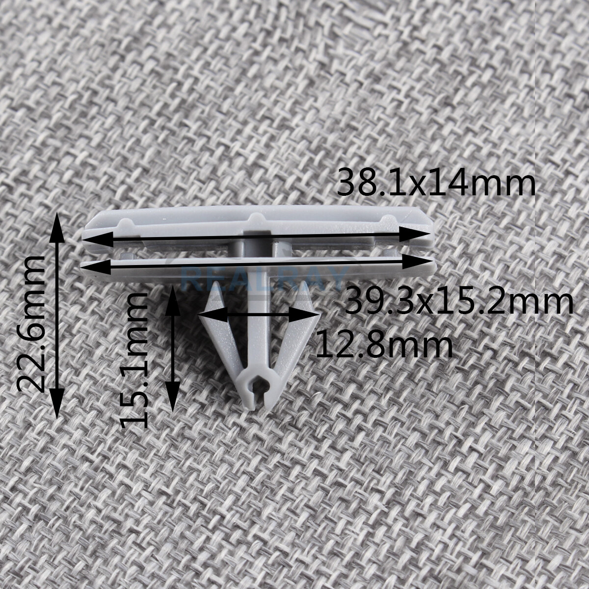 For Jeep 55157055AA Fender Flare Moulding Clip W/Sealer GY X30 - Foto 3