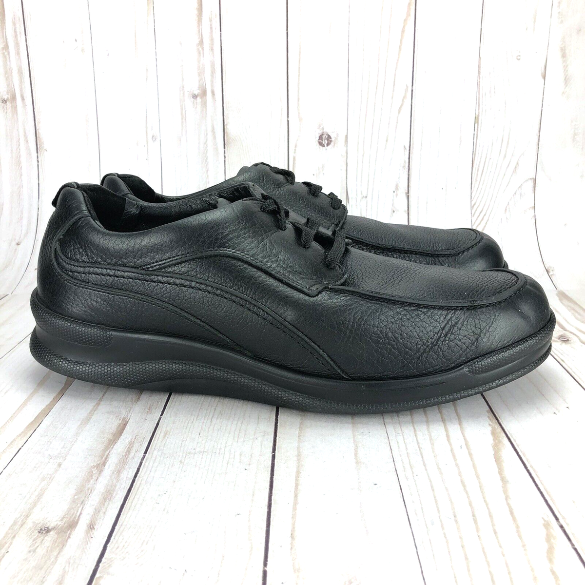 SAS Move On Shoes Walking Comfort Orthopedic Lace Up Black 