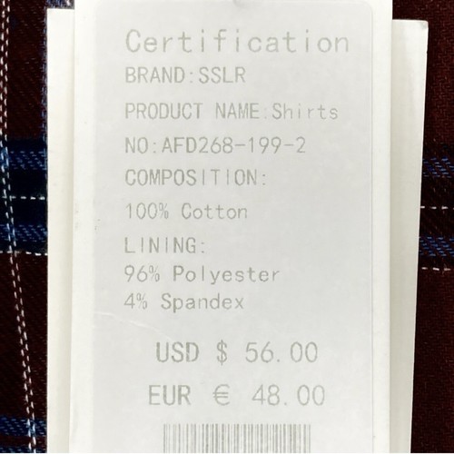SSLR Men's Lined Long Sleeve Button Down Flannel Plaid Casual Shirt Sz 4XL NWT - Picture 11 of 11
