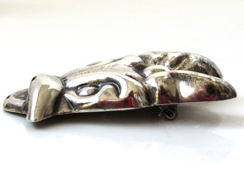 LARGE VINTAGE DISNEY DAISY DUCK STERLING SILVER BROOCH PIN, MADE IN MEXICO 925 - Picture 9 of 9