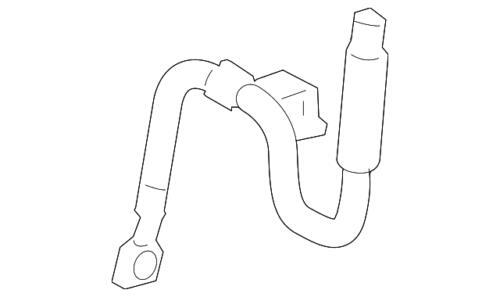 Ensamblaje de manguera de freno hidráulico delantero derecho para Pontiac 2004-2012 (N/P 25874781)