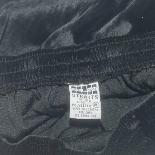 Kenyan Salem Straits Women's Black Size XL Velvet Pull On Pants Elastic