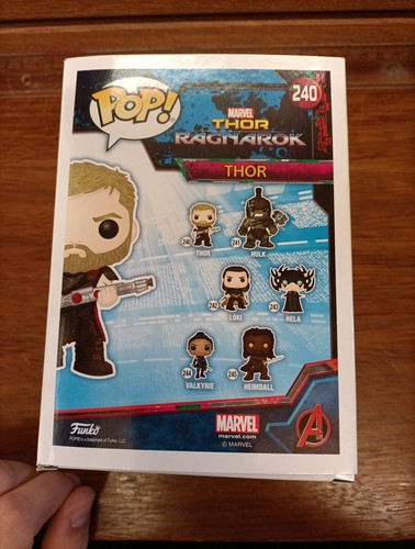 Funko Pop! Marvel Thor Ragnarok - Thor (240) Vinyl Bobble-Head - Imagen 3 de 5