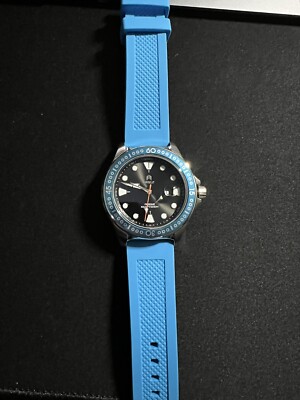 Shield Freedive Watch Blue with Silicone Strap