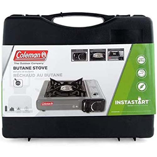 Coleman Portable 1-Burner Butane Gas Stove with Carry Case