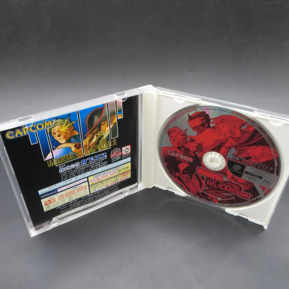 Marvel vs Capcom 2 New Age of Heroes Dreamcast with Manual Japanese - Image 3 of 4
