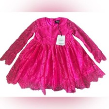 NWT Bardot Juniors Girls Gertrude Scalloped Lace Dress