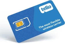 Tello Mobile - Bring Your Own Phone - 3 in 1 SIM Card Kit