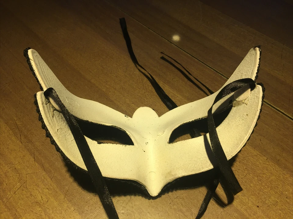 Disfraz Mascarada Máscara Mardi Gras Fiesta Máscara Mascarada (Negro) Foto 2 de 4