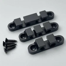 2PCS 2/3/4String Bass String Retainer String Guide Matte Black Fit Hipshot 3/4SR