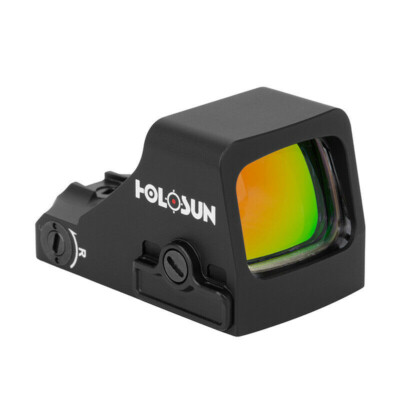 New Holosun 6 MOA Red Dot Reflex Sight Shake Awake HS407K X2 Black