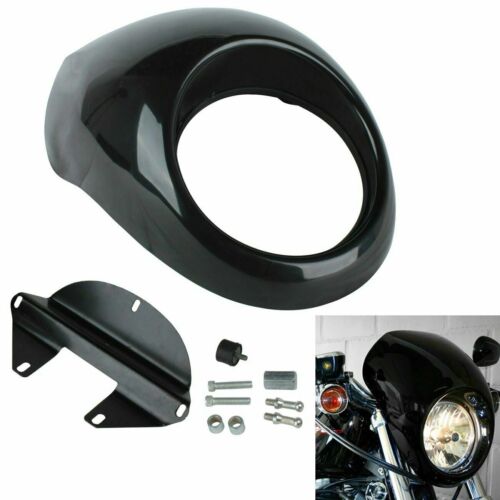 Scheinwerfer Verkleidung Maske Für Harley Sportster Dyna Fx XL 883 1200 - Bild 1 von 8