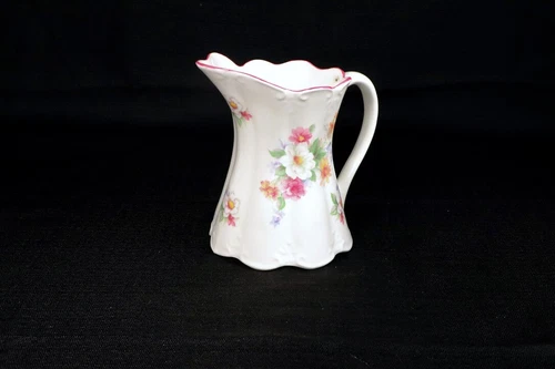 Vintage Royal Staffordshire Floral Pitcher  6.75" Tall