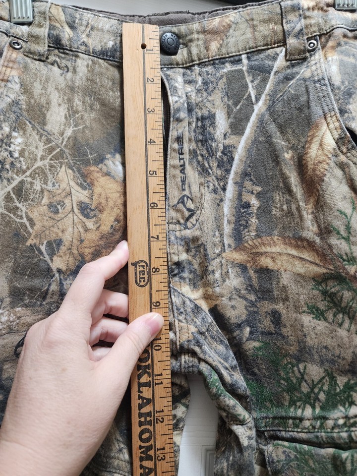 Magellan Outdoors RealTree Camo Pants Large 12 14 Hunting Fishing 7