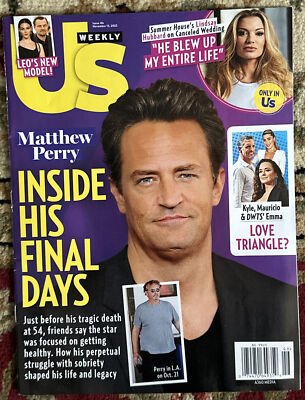 US WEEKLY MAGAZINE NOVEMBER 13 2023 MATTHEW PERRY Inside His Final Days