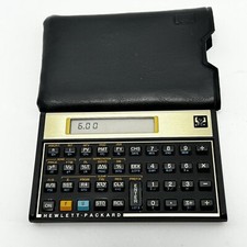 HP 12C Hewlett Packard Financial Calculator Original Case Made in USA Works VTG