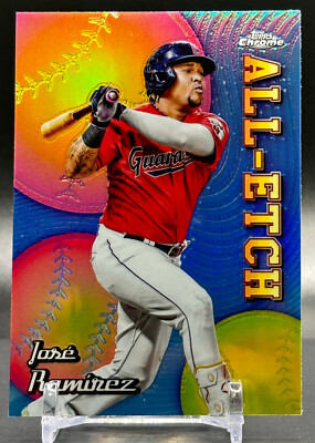 2024 Topps Chrome #CAE-17 Jose Ramirez Cleveland Guardians All-Etch