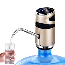 USB Rechargeable 5 Gallon Water Pump Dispenser with Child Lock and Auto Off