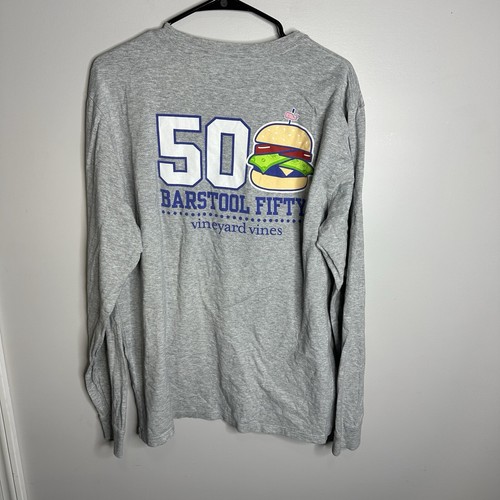 Men’s Vineyard Vines Size Large Barstool Fifty Long Sleeve Graphic