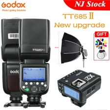 US Godox TT685II-S TTL HSS Speedlite Flash+X2T-S For Sony+65cm Foldable Softbox