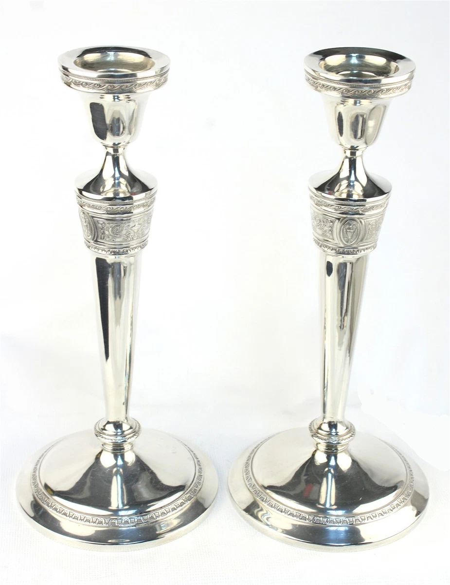 International sterling best sale candlesticks