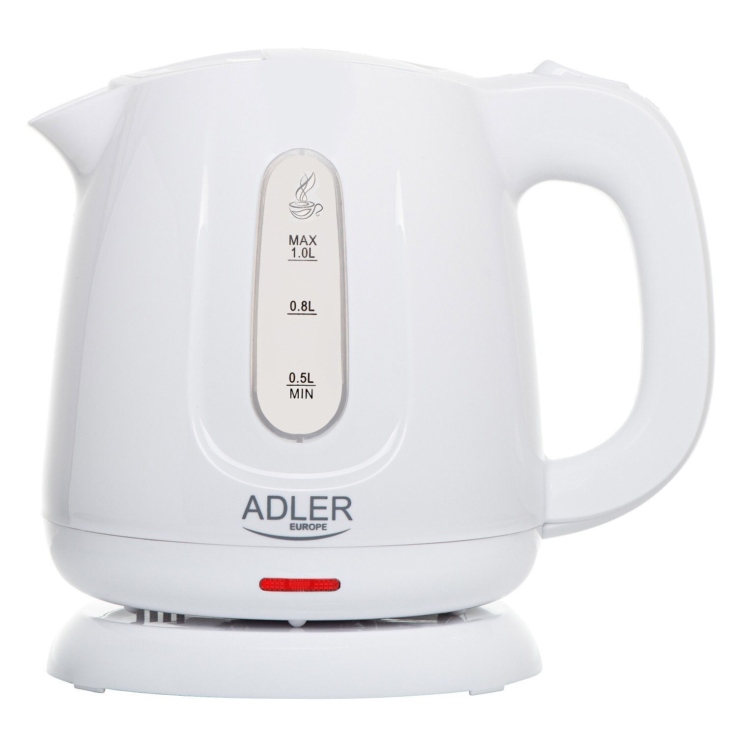 Bollitore Adler AD 1373 850W 1L | Bianco Minimal per Studenti e Professionisti