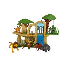 Disney Lion Guard Training Lair Playset with Simba Pumbaa Timon Figures+ WORKS