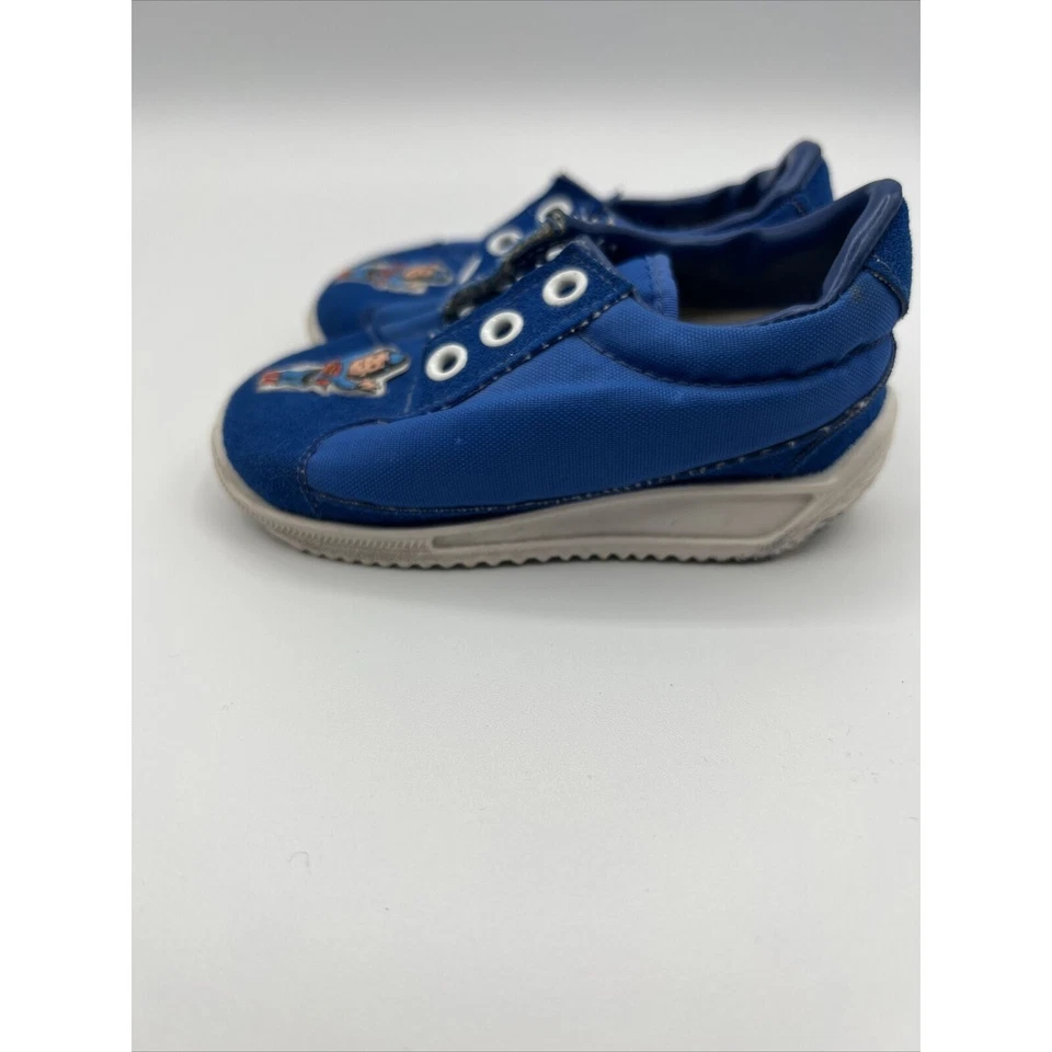 Zapatillas deportivas DC Comics Superman 1978 vintage hechas en EE. UU. talla 3 Foto 3 de 4