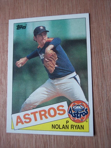 Nolan Ryan 1985 Topps baseball card #760 NM or better