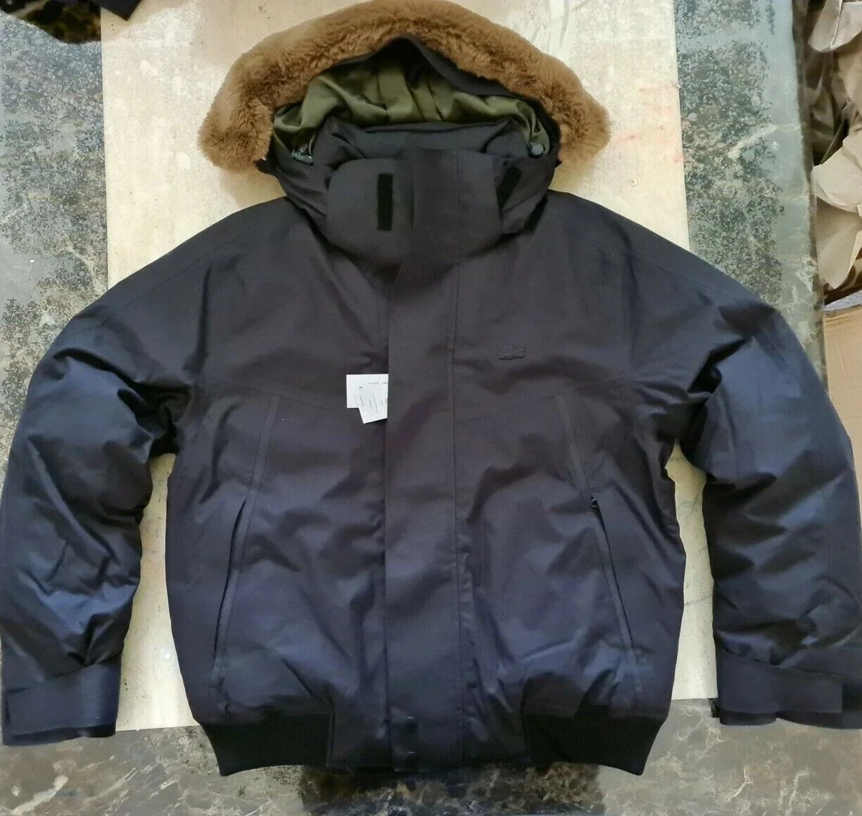 RRP £390 mens LACOSTE DOWN parka jacket waterproof hooded size 58 uk XL
Opens in a new window or tab