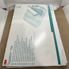 3m 1629 Tegaderm 8" x 12" Transparent Film Dressing - Box of 10 Exp 03/2025