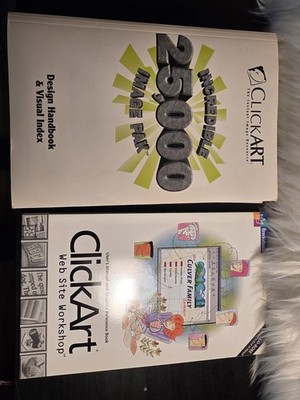 Click Art Website Workshop With Cd + Click Art Resourse Handbook 25000 Image Pak