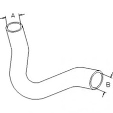Radiator Hose - Lower fits Kubota B7500 B7510 B7610 6A320-58570