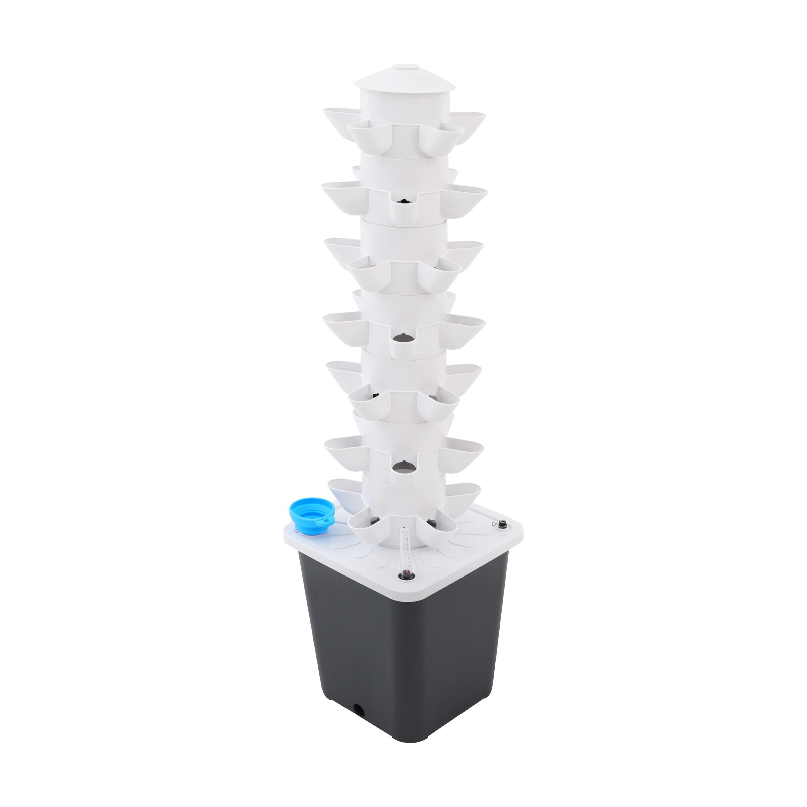 7 Tier Hydroponic Grow Tower Hydroponics Towering Equipment Kits for Garden Home