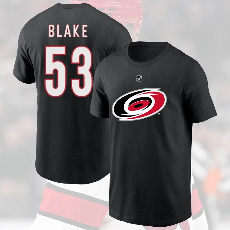 FLASH SALE ! Jackson Blake #53 Carolina Hurricanes Name & Number S–5XL for Fan - Image 4 of 4