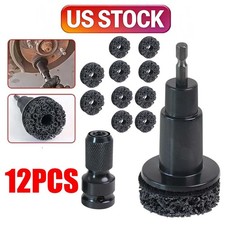 12x Wheel Stud Cleaner Hub Resurfacing Car Rust Remover Brake Disc Grinding Tool 12x Wheel Stud Cleaner Hub Resurfacing Car Rust Remover Brake Disc Grinding Tool