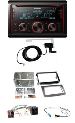 Pioneer 2DIN MP3 DAB USB CD Bluetooth Car Stereo for Alfa Romeo Mito ISO 955 08-1