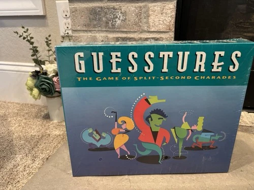 Vintage GUESSTURES Game Milton Bradley 1990  -Brand NEW Sealed!